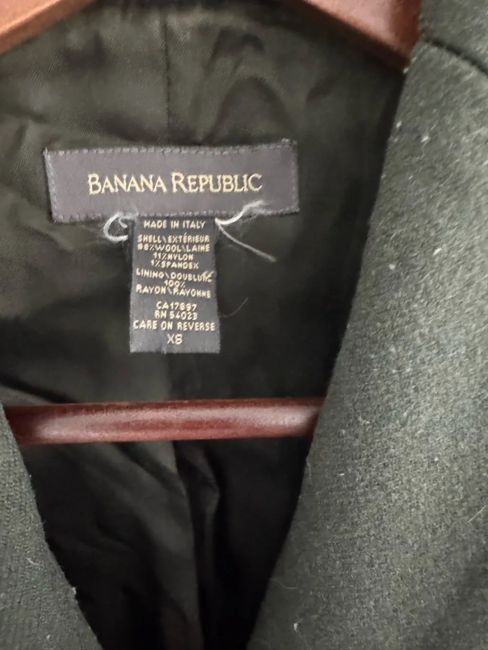 Vintage Banana Republic Wool Coat (XS) - Picture 3 of 4
